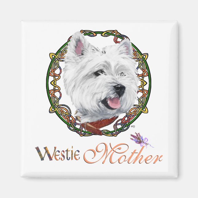 Westie Mother's Day Magnet (Front)
