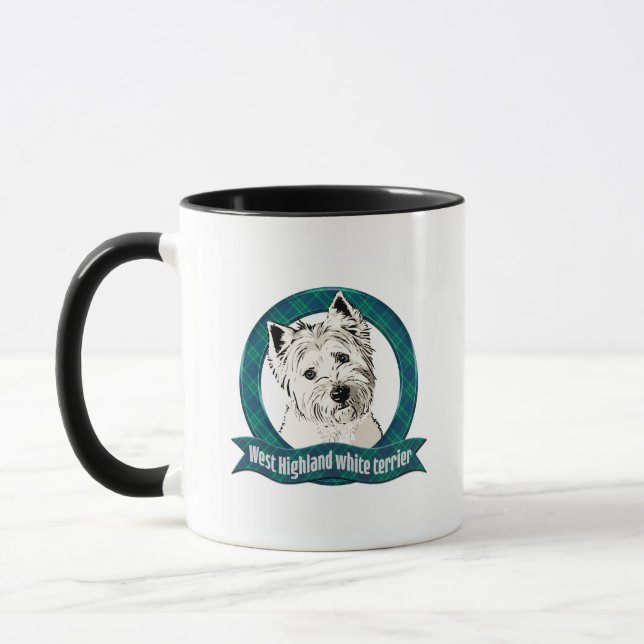 Westie Mug (Left)