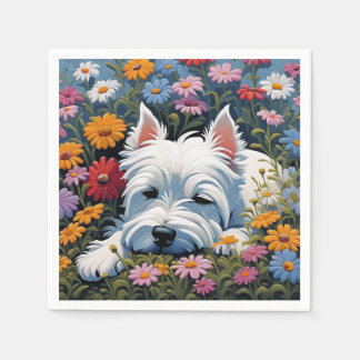 Westie napkins