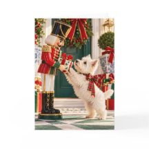 Westie Nutcracker Christmas Card