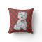Westie on Tartan PILLOW
