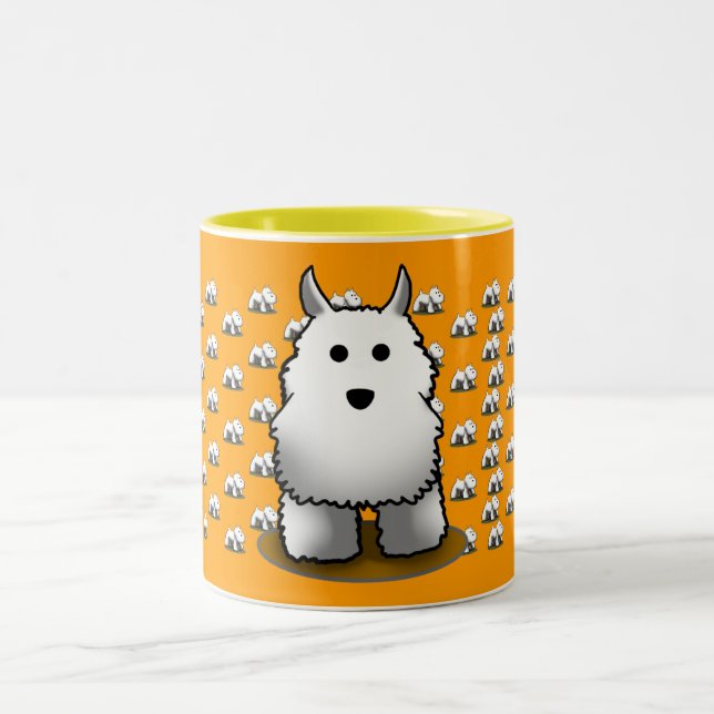 Westie Pattern Mug (Center)