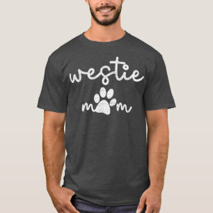 Westie Paw Mom  410  T-Shirt