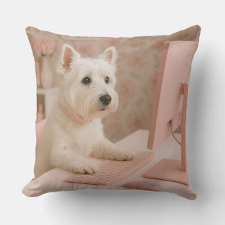 Westie Pillow - West Highland Terrier Pillow