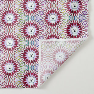 Westie Rainbow Connection Tapestry
