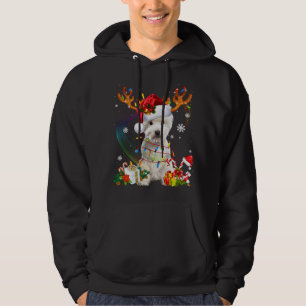 Westie Reindeer Family Matching Christmas Pyjamas  Hoodie