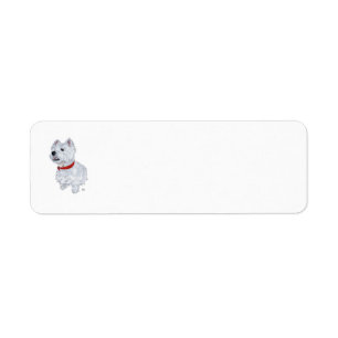 Westie Return Address Label