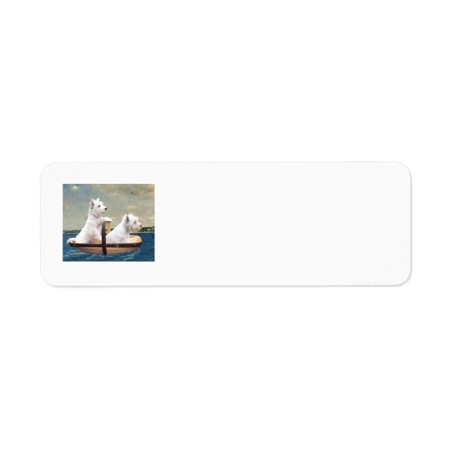 Westie Return Address Label (Front)