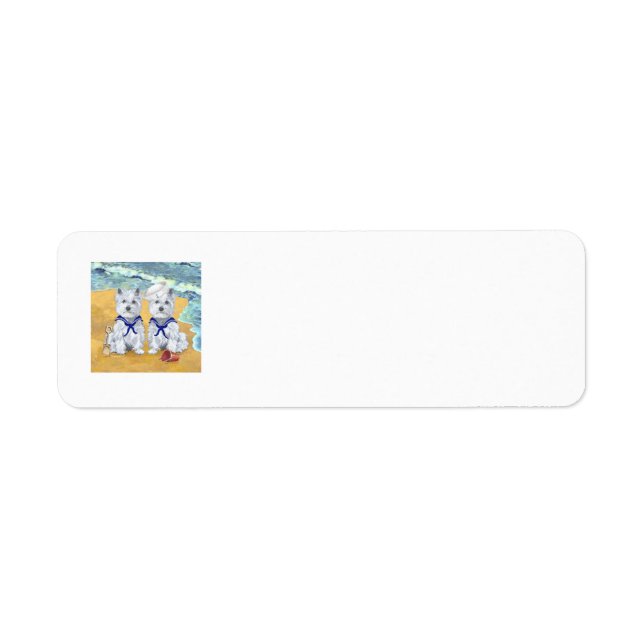 Westie Return Address Label (Front)