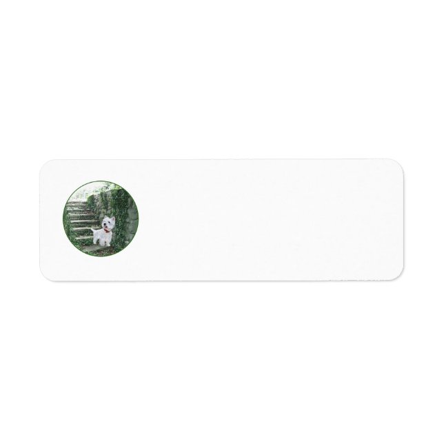 Westie Return Address Label (Front)