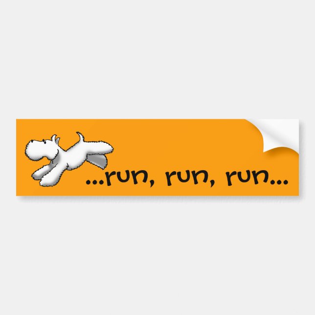 Westie Run Bumper Sticker (Front)