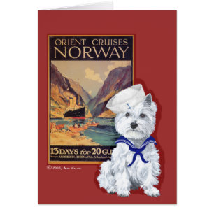 Westie Sailor - Travel Dreams
