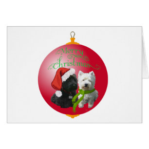 Westie Scottie Christmas Ornament