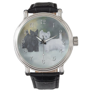 Westie Scottie Wintertime Watch