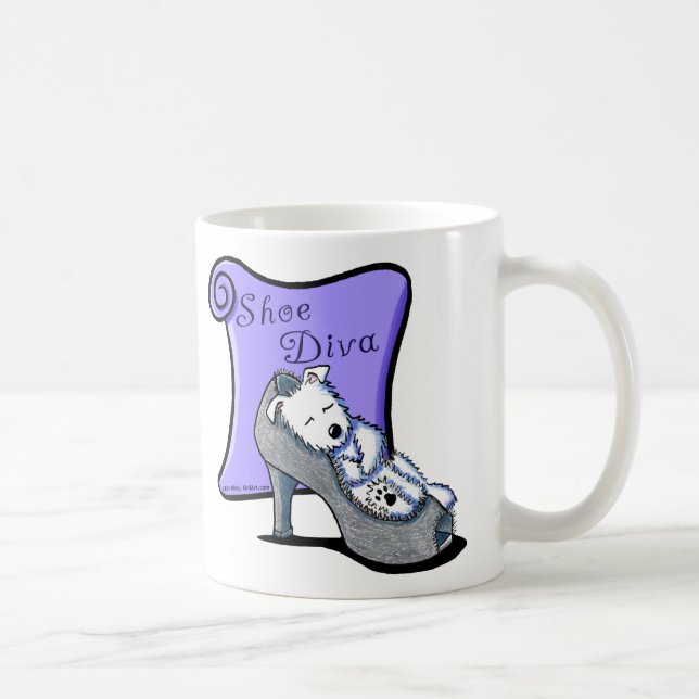 Westie SHOE DIVA Mug (Right)