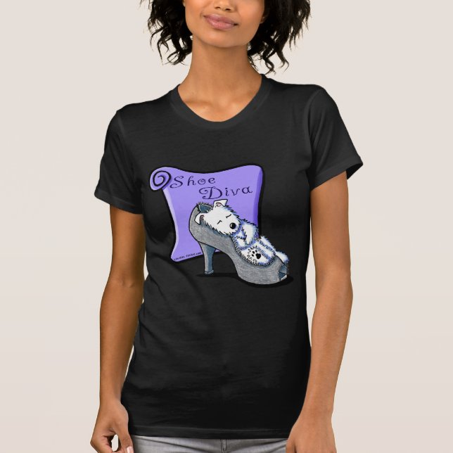 Westie SHOE DIVA T-Shirt (Front)