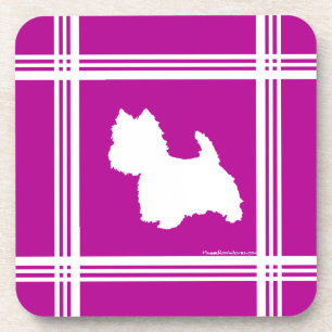 Westie Silhouette Coaster
