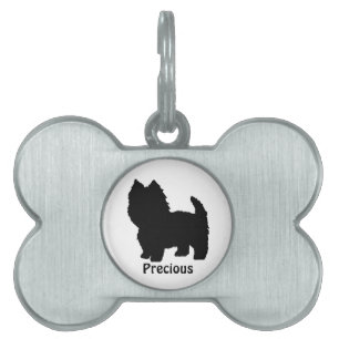 Westie Silhouette Dog Tag