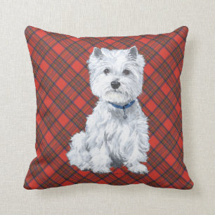 Westie sur le COUSSIN tatan