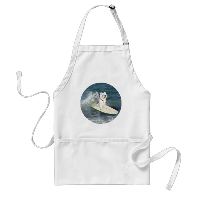 Westie Surfer Standard Apron (Front)