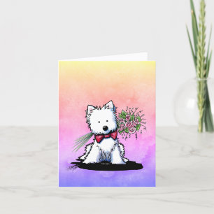 Westie Terrier Valentine Card