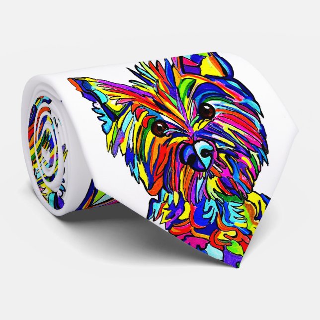 Westie  Tie (Rolled)