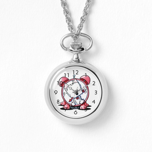 Westie Time Wrist Watch (Front)