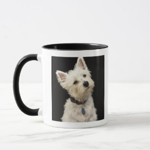 Westie (West Highland terrier) with collar Mug