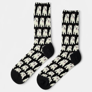 Westie West Highland White Terrier Socks