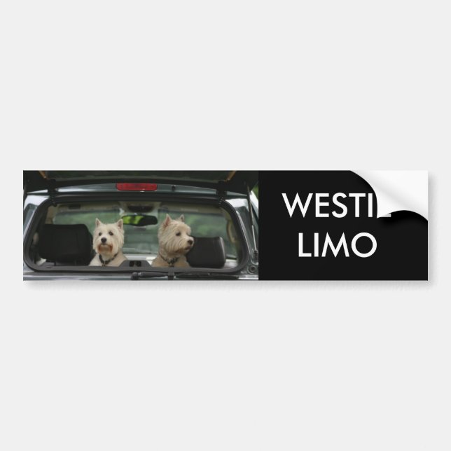 WESTIELIMO BUMPER STICKER (Front)