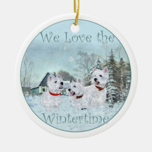 Westies Christmas Ornament
