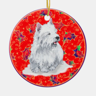 Westies Christmas Ornament