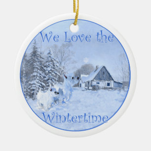 Westies Christmas Ornament