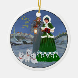 Westies Christmas Ornament