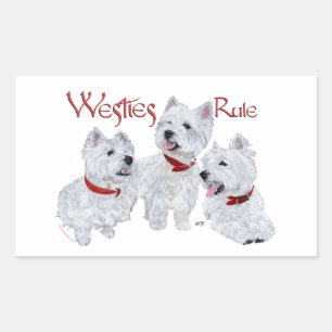 Westies Rule! Sticker