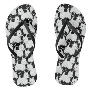 Westies, Westies, Westies Flip Flops