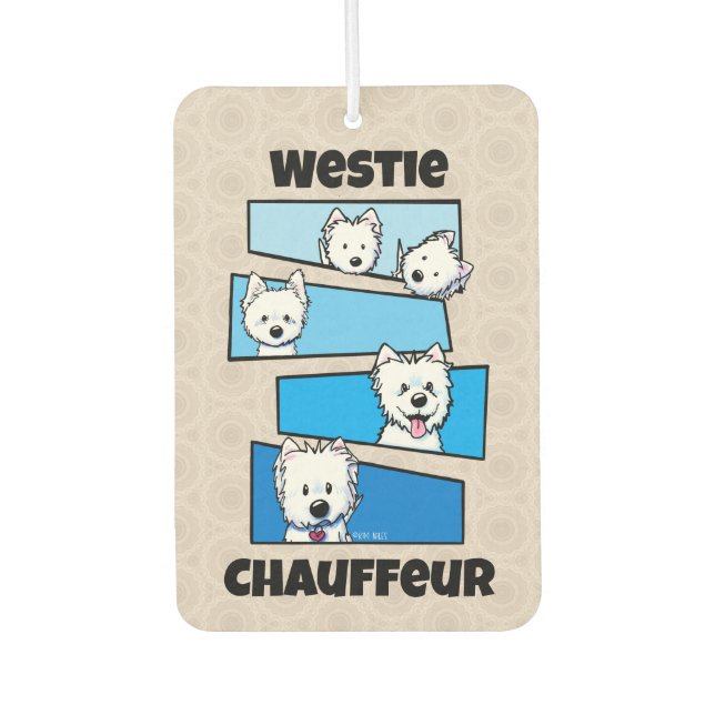 Westievision  air freshener (Front)