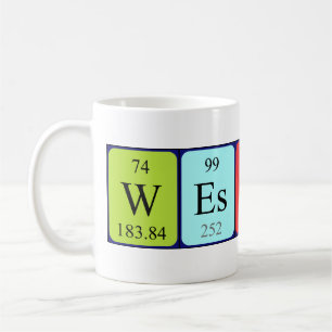 Westin periodic table name mug