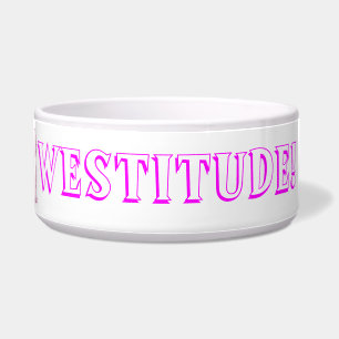 Westitude © Dog Bowl - Pink