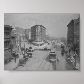Westlake Boulevard, Seattle, Washington, 1909 Poster