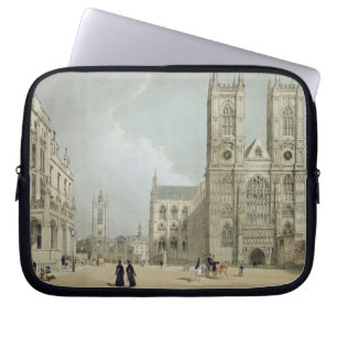 Westminster Abbey and Hospital, from 'London As It Laptop Sleeve