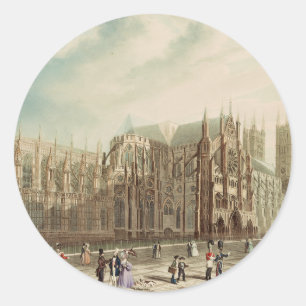 Westminster Abbey Classic Round Sticker