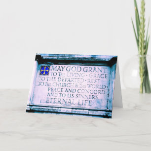 Westminster Abbey - London - Blank Greeting Card