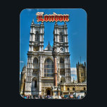 Westminster Abbey Magnet<br><div class="desc">Located in the City of Westminster,  close to the Palace of Westminster,  the Westminster Abbey is the place of coronation,  royal weddings,  and burial of the British monarchs..</div>