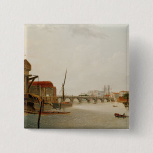 Westminster Bridge 2 Inch Square Button