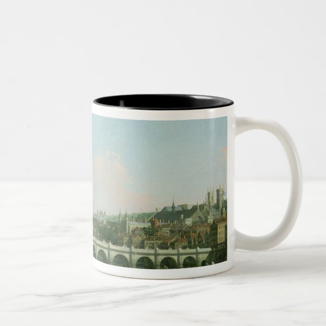 Westminster Bridge from the North with Lambeth Two-Tone Coffee Mug (Right)