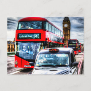 Westminster Bridge London Postcard