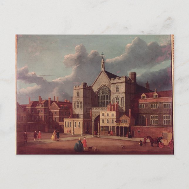 Westminster Hall and New Palace Yard Postcard (Front)