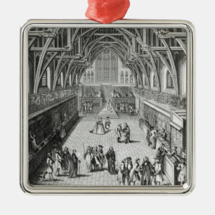Westminster Hall, The First Day of Term Metal Ornament