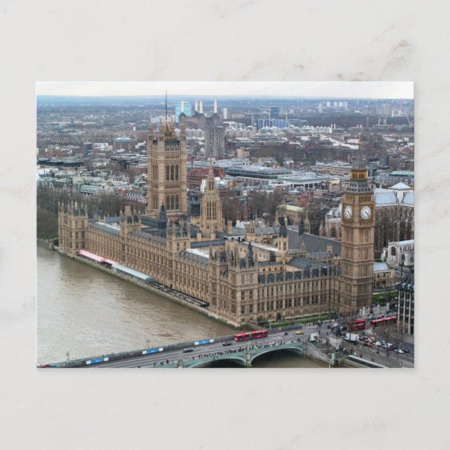 Westminster Palace London Postcard (Front)